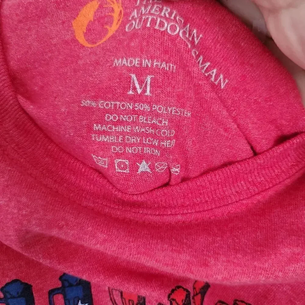 the american outdoorsman red tshirt